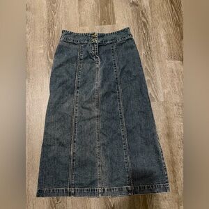 Bass Dark Blue Denim Skirt